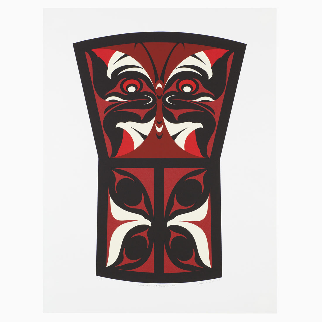 Eagle, Frog and Butterfly Copper - Limited Edition Print