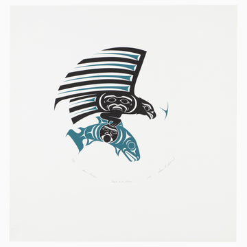 Eagle and Salmon - Limited Edition Print