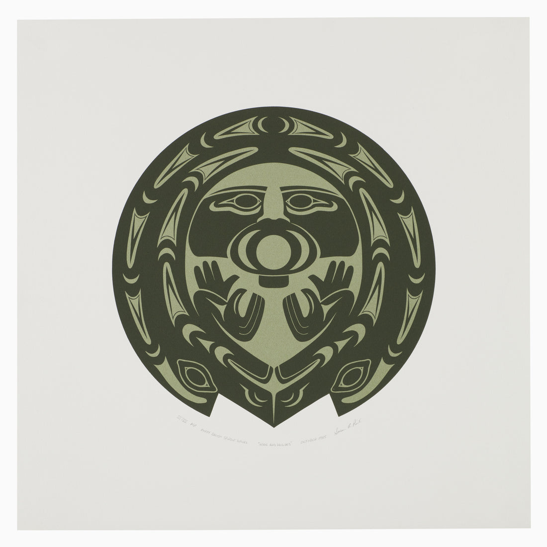 Man and Wolves - Limited Edition Print