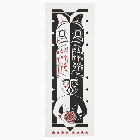 Salish Housepost - Limited Edition Print