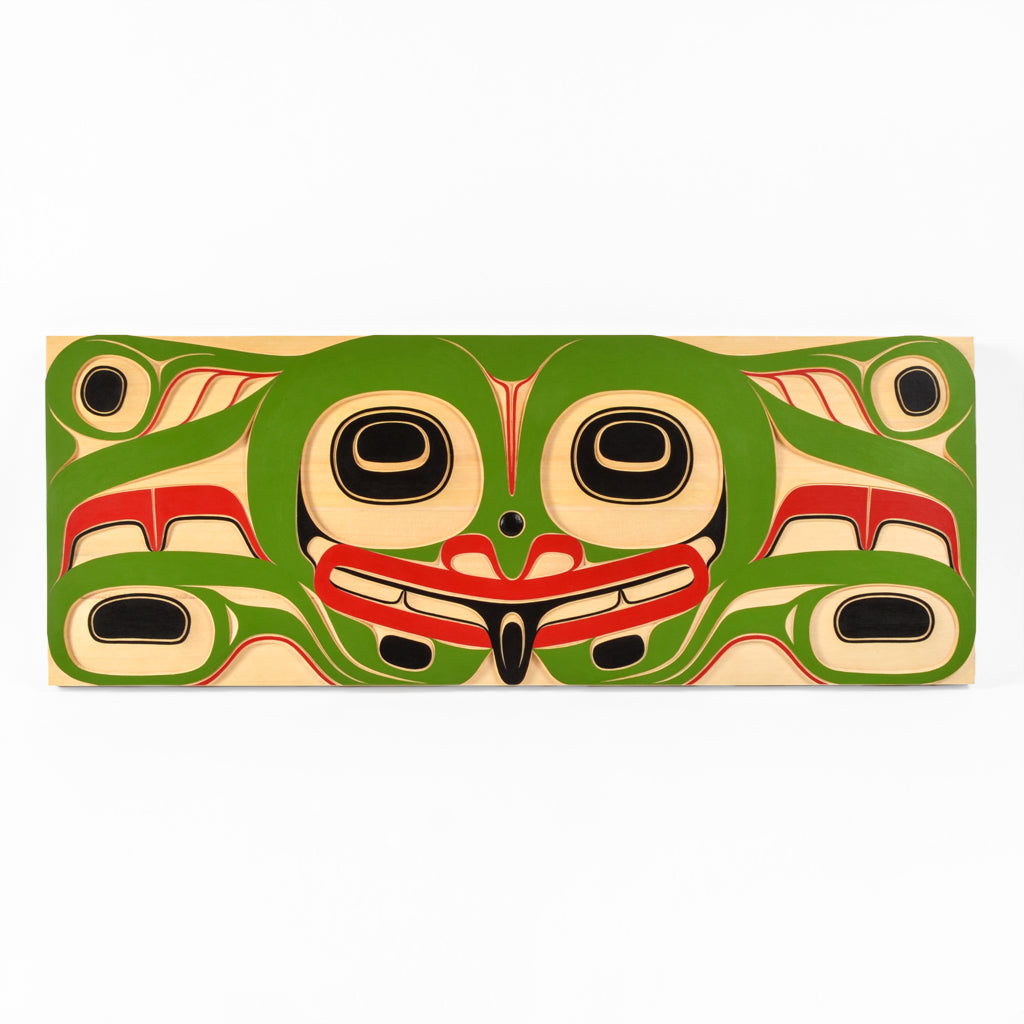 Frog - Yellow Cedar Panel
