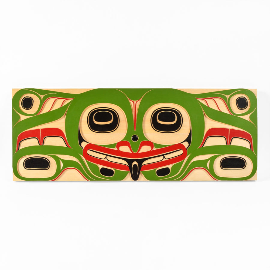 Frog - Yellow Cedar Panel
