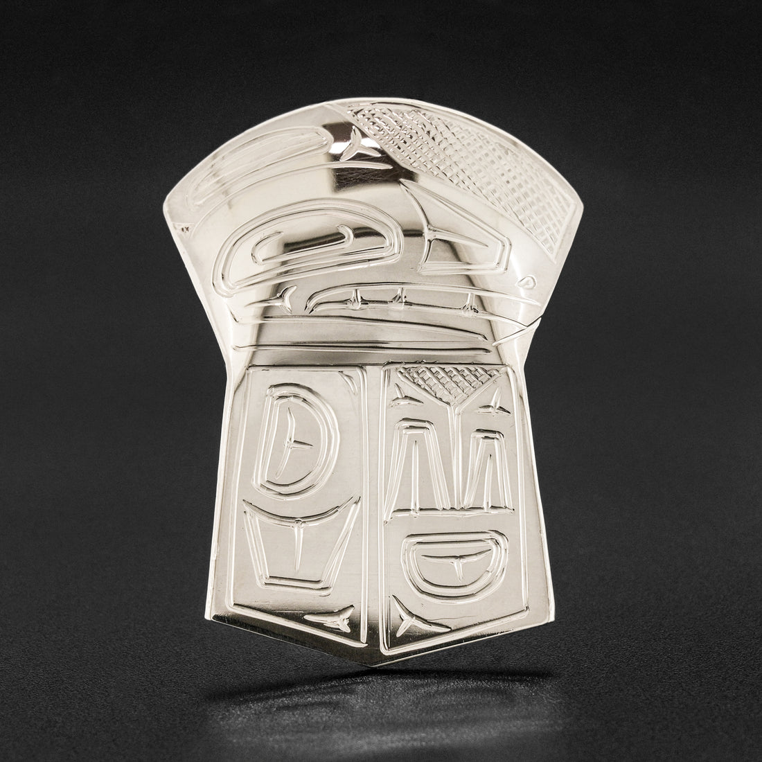 Killerwhale - Silver Copper Shield Pendant
