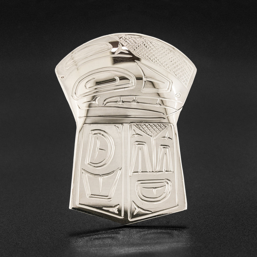 Killerwhale - Silver Copper Shield Pendant