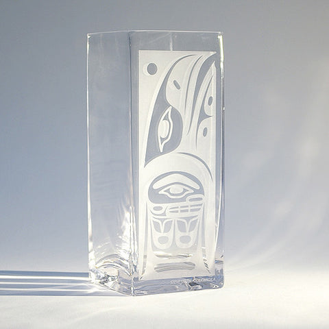 Steve Smith Raven Glass Vase