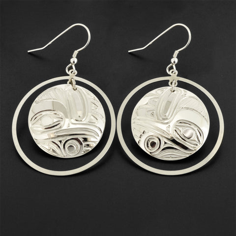 Hummingbird - Silver Earrings