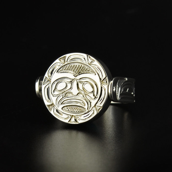 Sun and Moon - Silver and Copper Ring