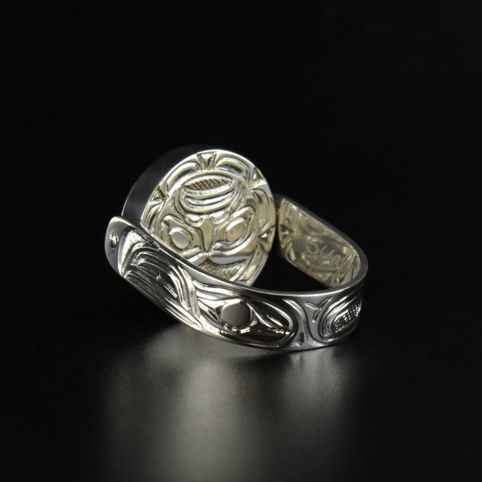 Sun and Moon - Silver and Copper Ring