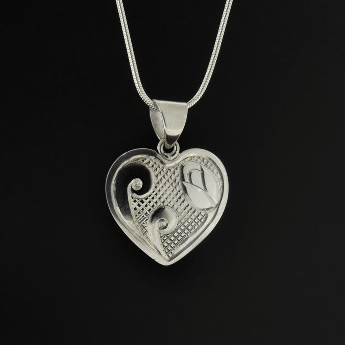 Floral - Silver Pendant