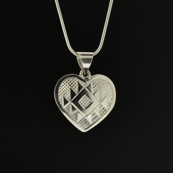 Weaving - Silver Pendant