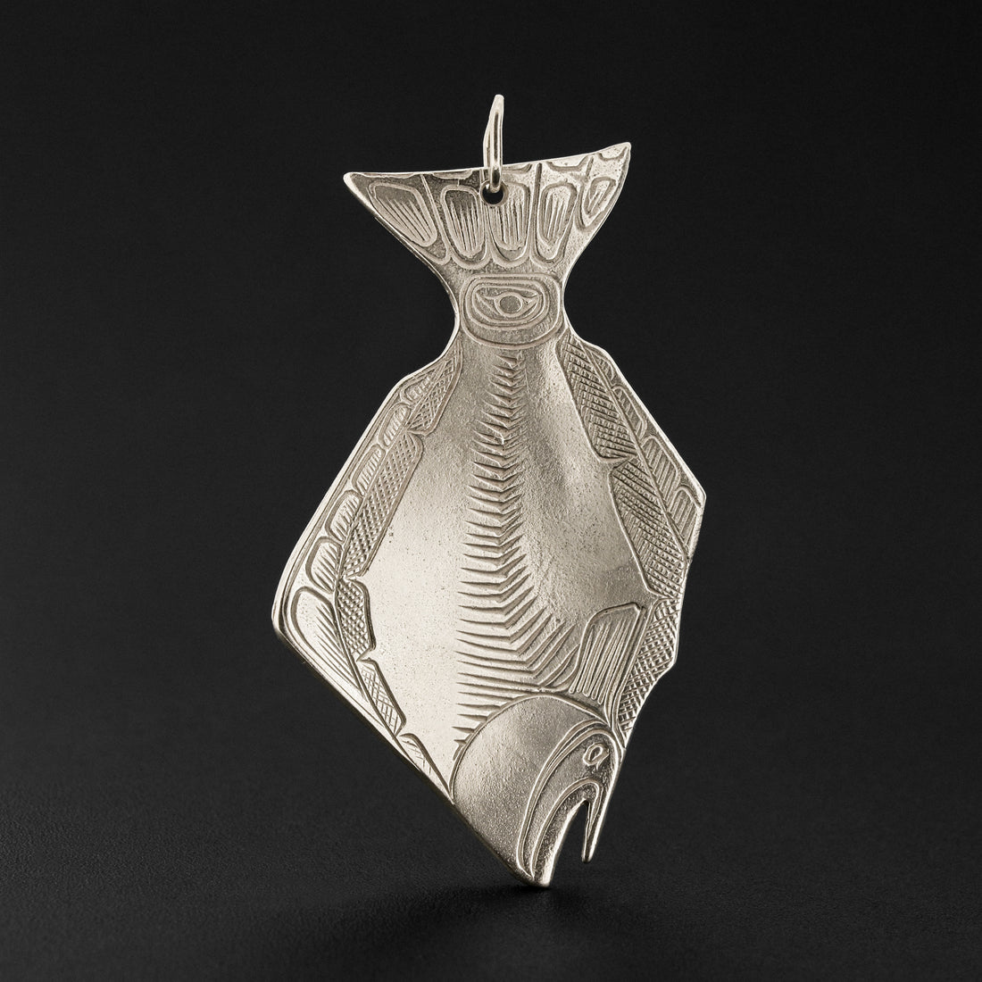 Halibut - Silver Pendant