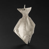 Halibut - Silver Pendant