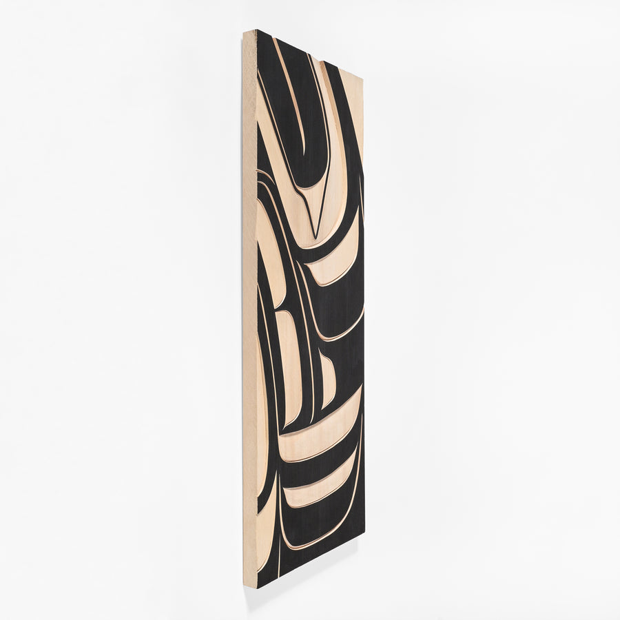 Raven - Yellow Cedar Panel