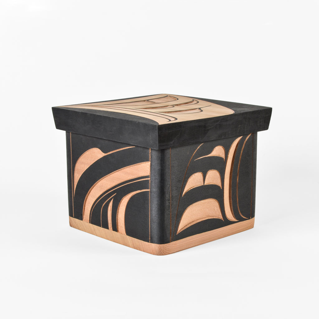 Abstract Killerwhale - Bentwood Box