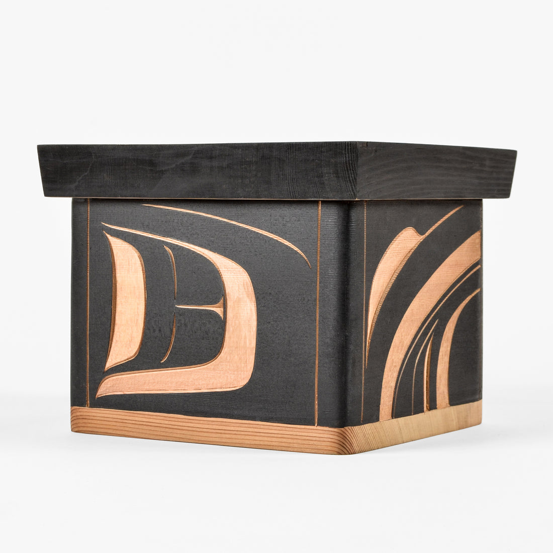 Abstract Killerwhale - Bentwood Box