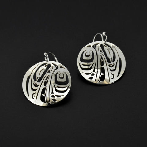 Raven - Silver Earrings