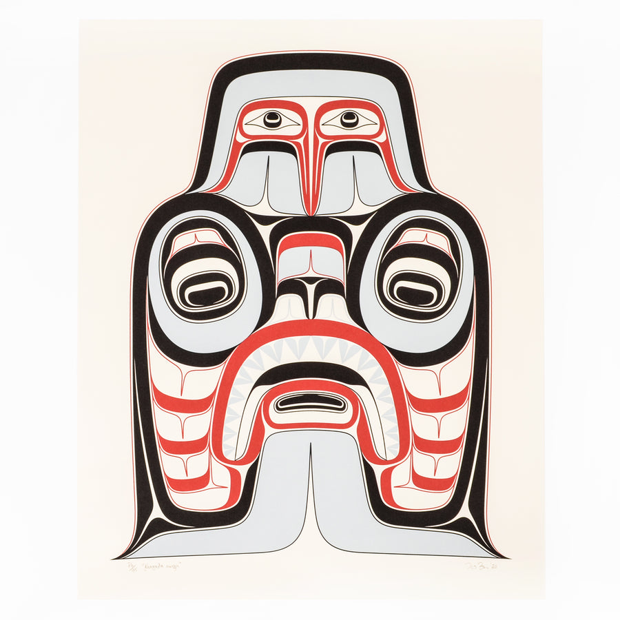 Ḵ'aax̱ada Awg̱a (Shark) - Limited Edition Print