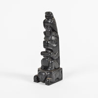 Eagle, Beaver, and Sea Monster - Argillite Pole