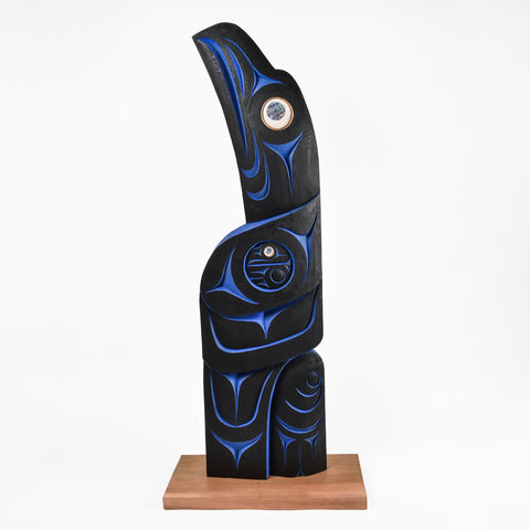 Raven - Red Cedar Sculpture