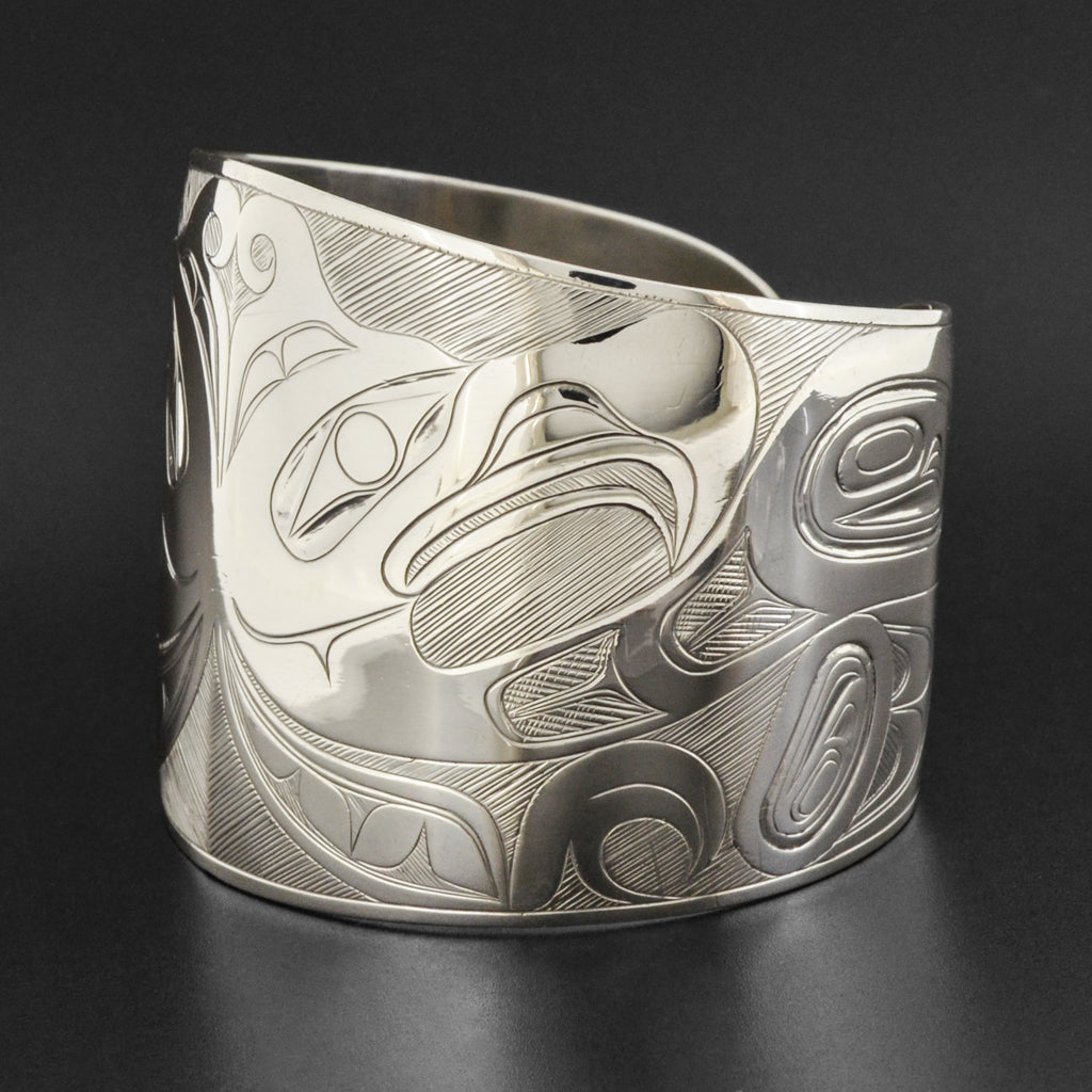 Split Thunderbird - Silver Bracelet