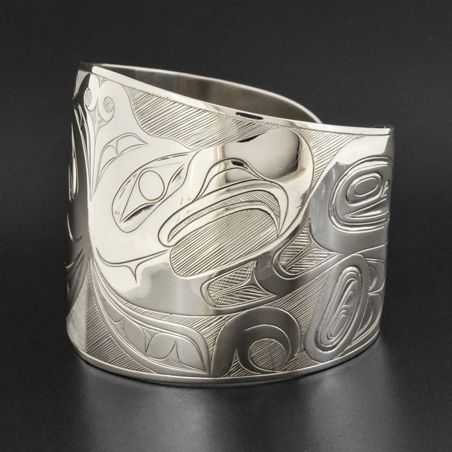 Split Thunderbird - Silver Bracelet