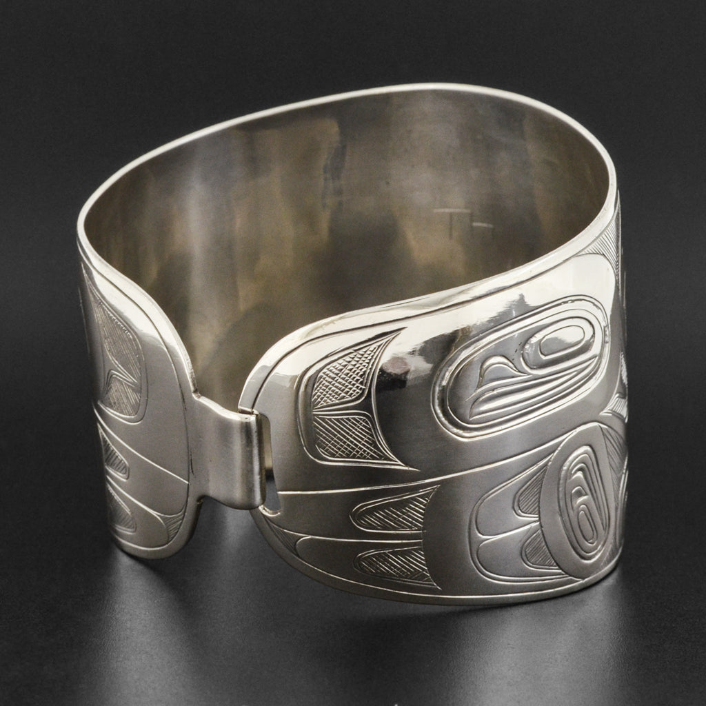 Split Thunderbird - Silver Bracelet
