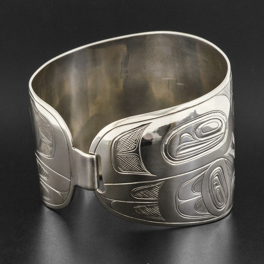Split Thunderbird - Silver Bracelet