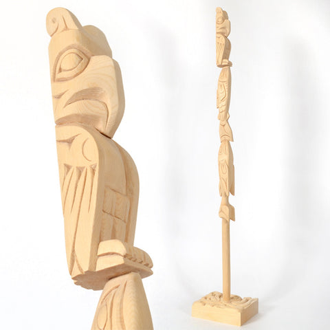 Guardians of the Salish Sea - Yellow Cedar Talking Stick