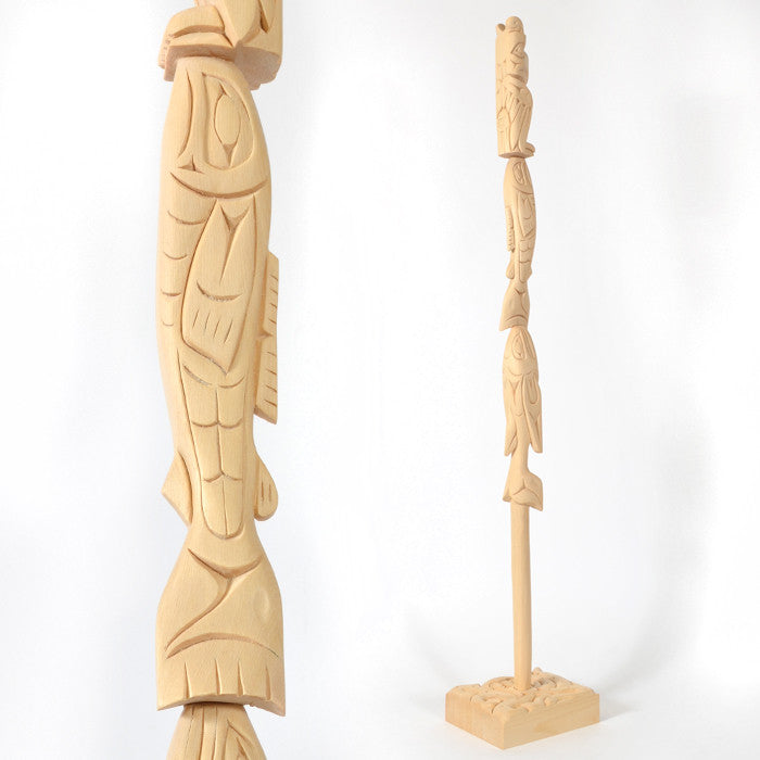 Guardians of the Salish Sea - Yellow Cedar Talking Stick