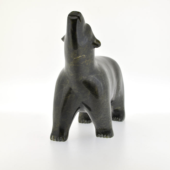 Walking Bear - Stone Sculpture