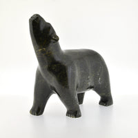 Walking Bear - Stone Sculpture