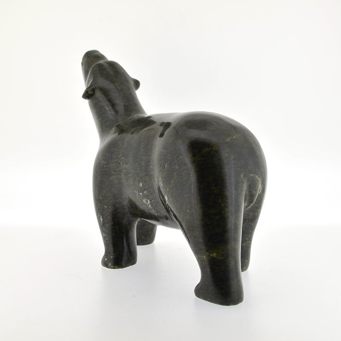 Walking Bear - Stone Sculpture