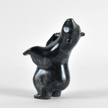 Dancing Bear - Stone Sculpture
