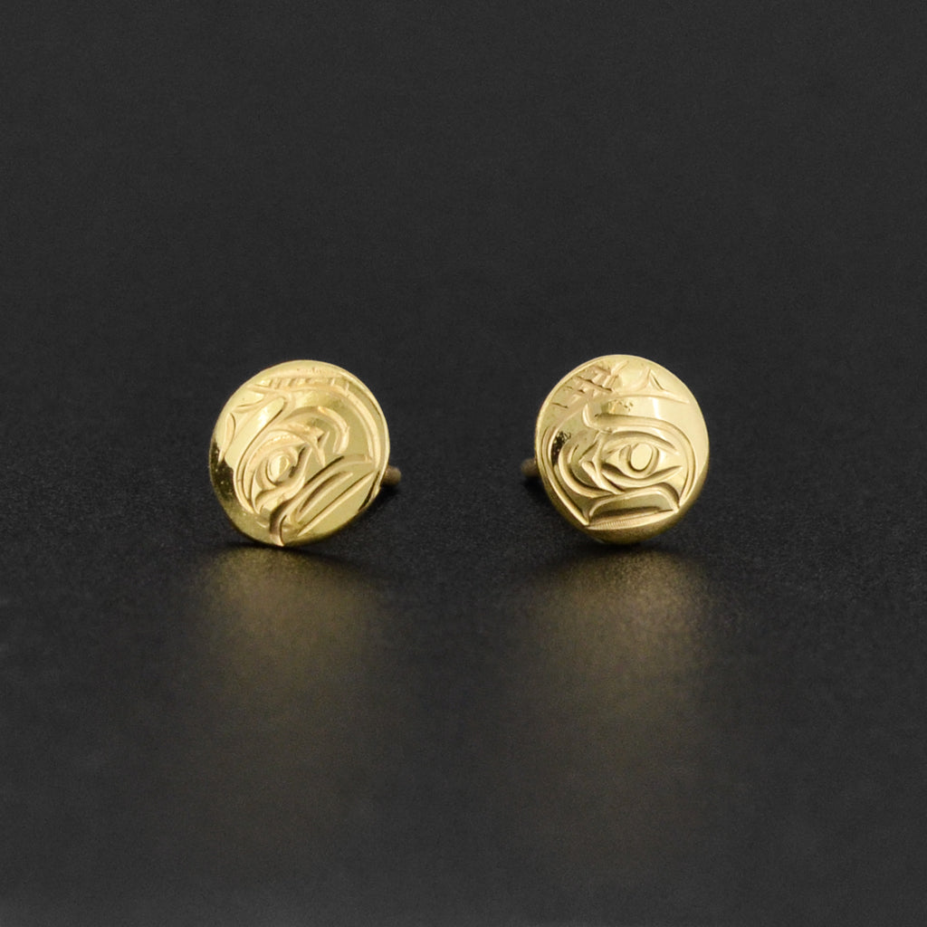 Raven - 14k Gold Earrings