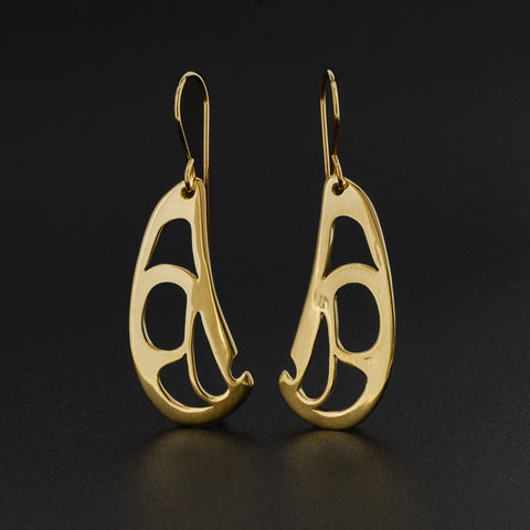 Eagle - 14k Gold Earrings
