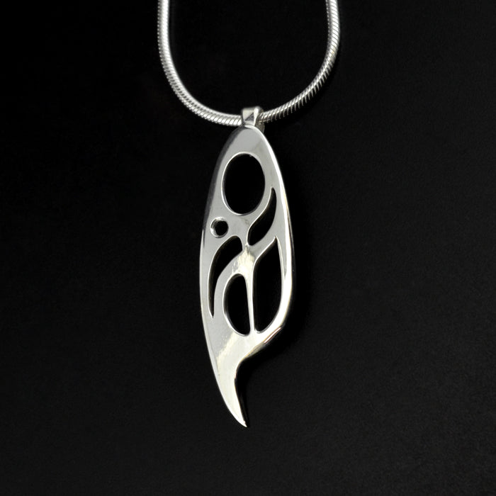 Feather - Silver Pendant