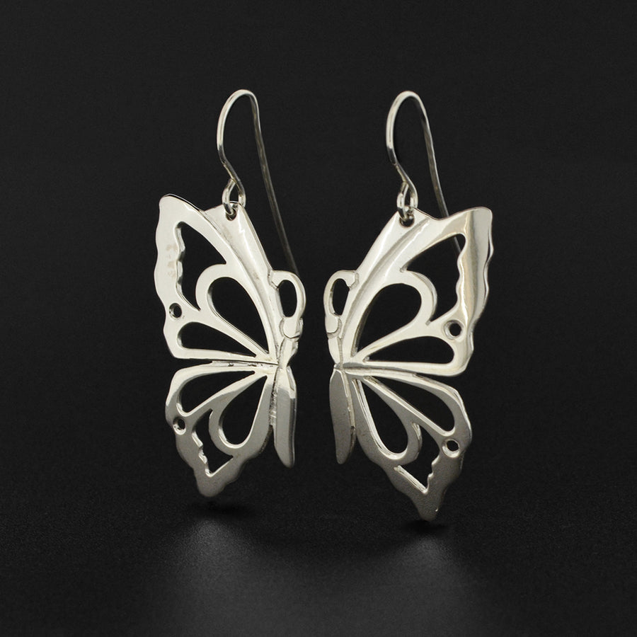 Butterfly - Silver Earrings