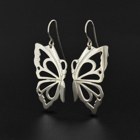 Butterfly - Silver Earrings