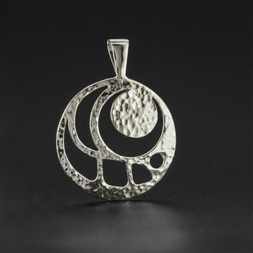 Moon - Silver Pendant