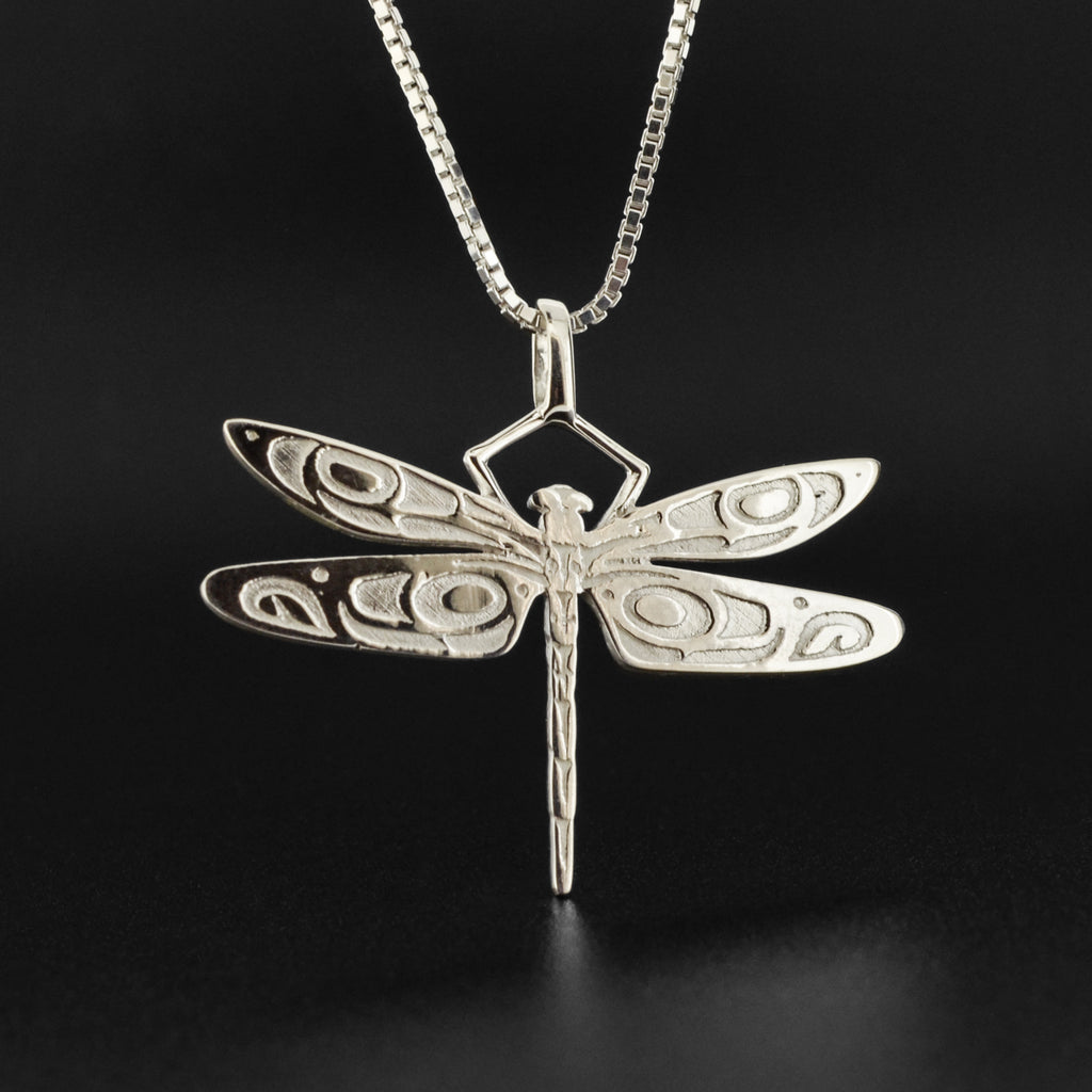 Dragonfly - Silver Pendant