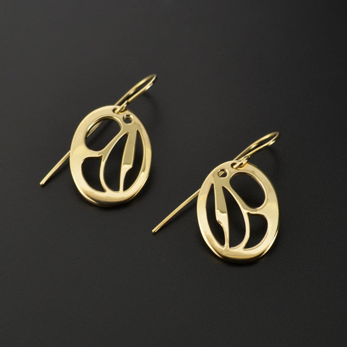 Eagles - 14k Gold Earrings