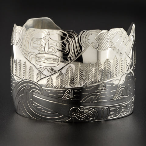 Earthquake - Silver Bracelet