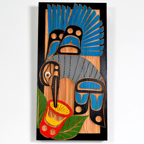 Hummingbird - Red Cedar Panel