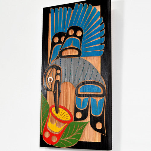 Hummingbird - Red Cedar Panel