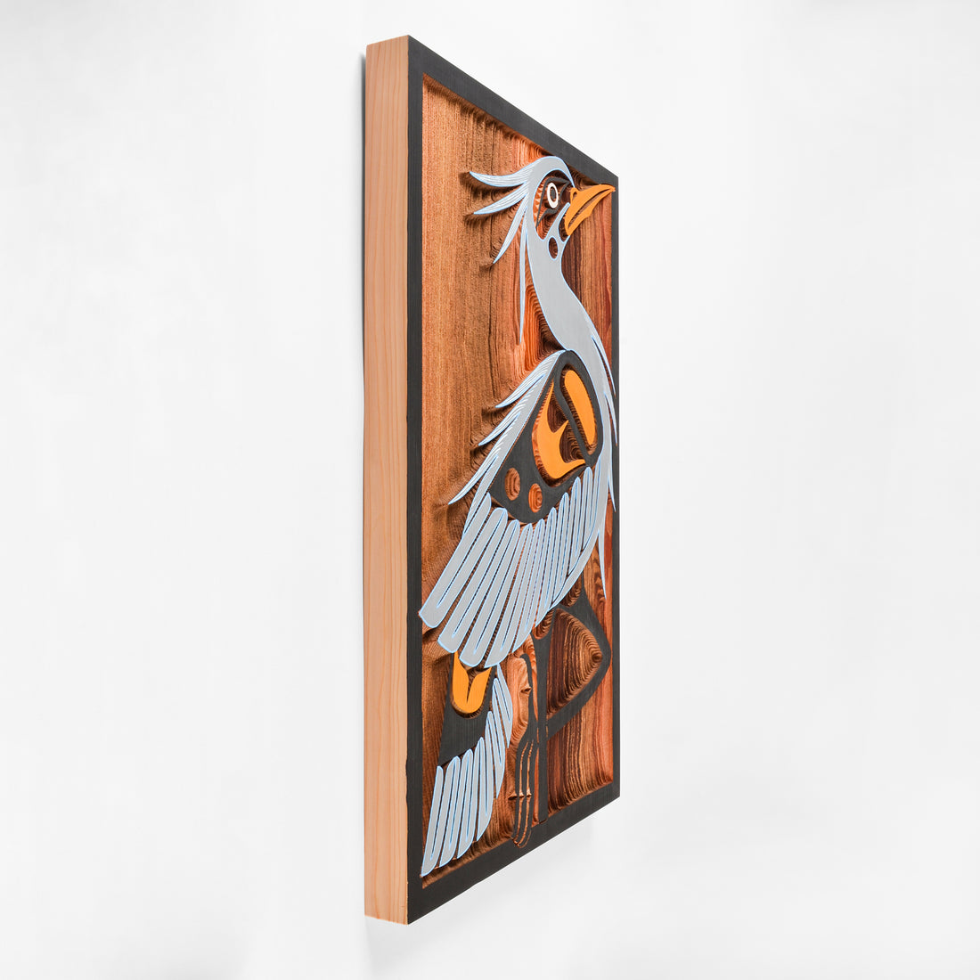 Heron -  Red Cedar Panel