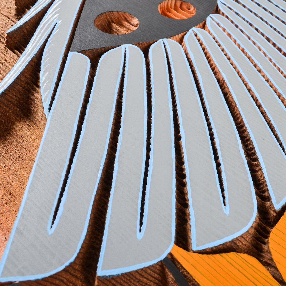 Heron -  Red Cedar Panel