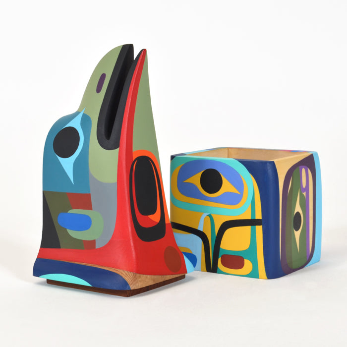 'Raven Playing with Colour' - 2017 Charity Box