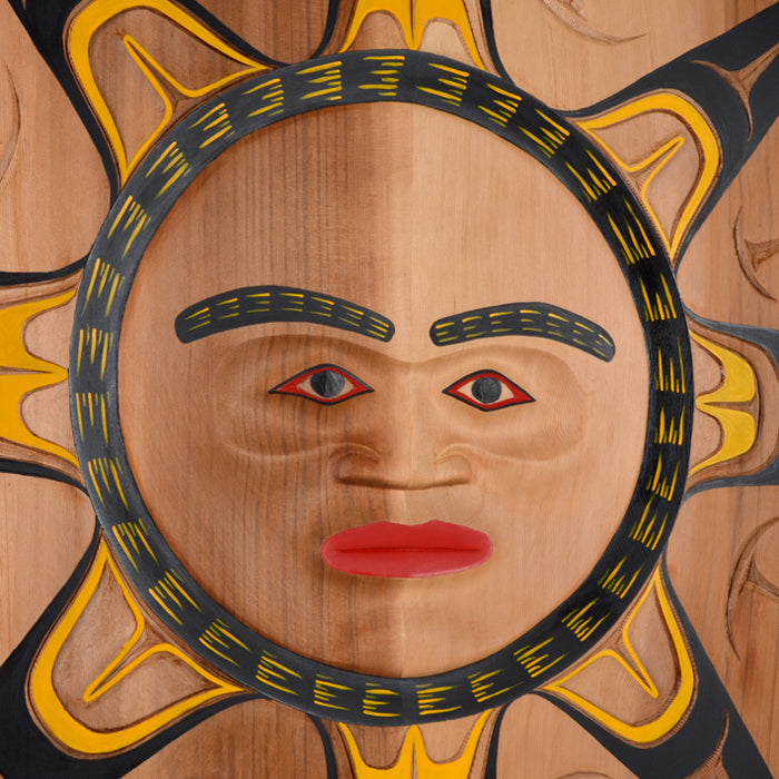 Sun - Red Cedar Panel