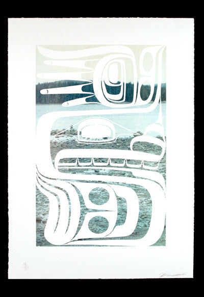John Brent Bennett - Self-Portrait Masset Inlet - Archive