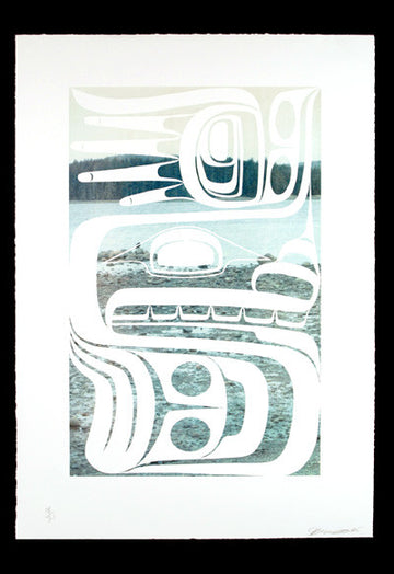 John Brent Bennett - Self-Portrait Masset Inlet - Archive